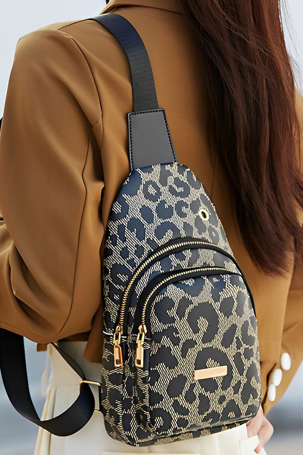 🐆 Fierce & Fabulous! 💋 Leopard Print PU Sling Bag 👜✨