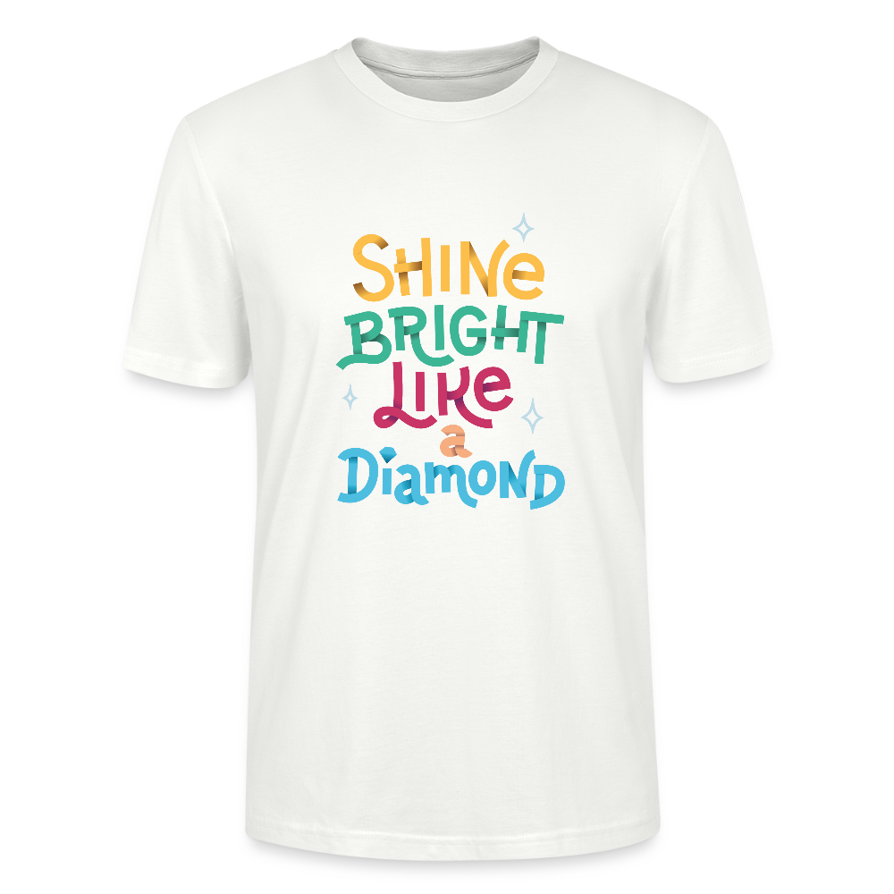💎✨ Shine Bright Like A Diamond Unisex Organic T-Shirt – Sparkle with Confidence! 🌟👕 - white