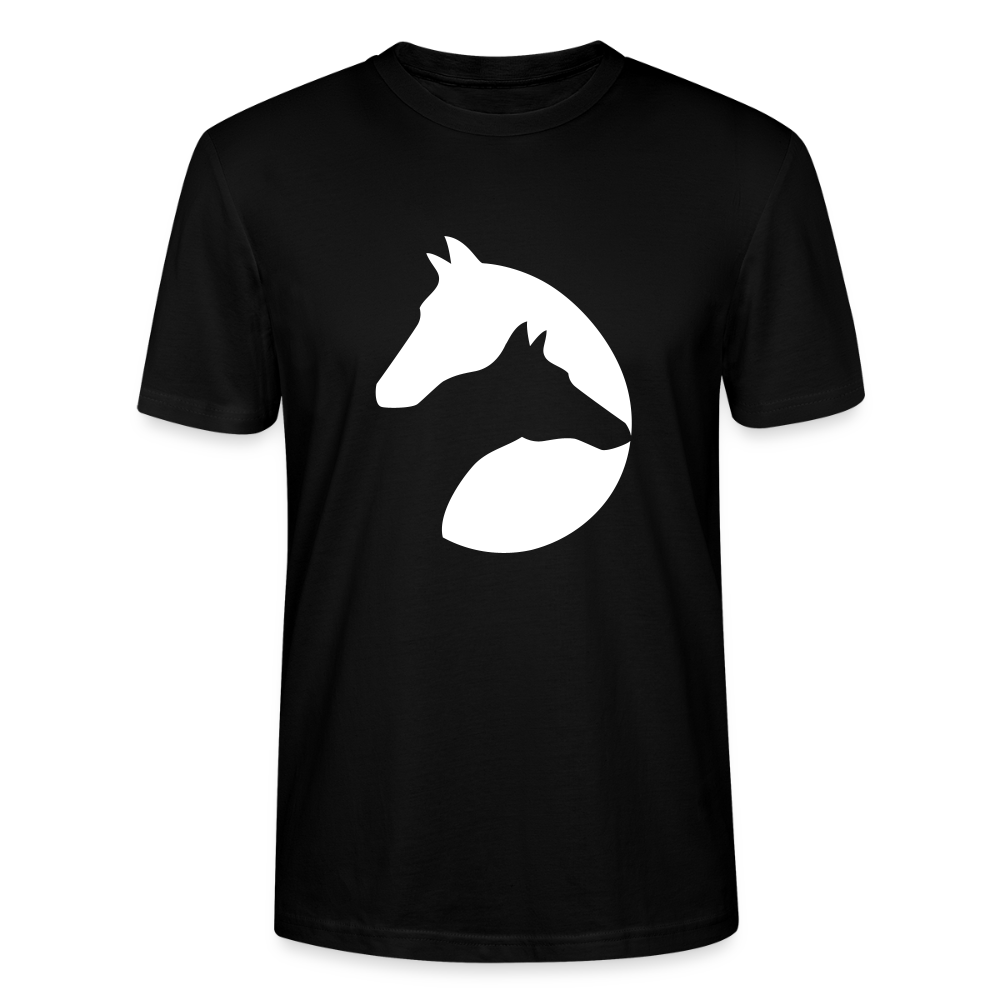 🐴✨ Majestic Spirit Unisex Organic T-Shirt – Horse Head Graphic Tee 🌿🤠 - black
