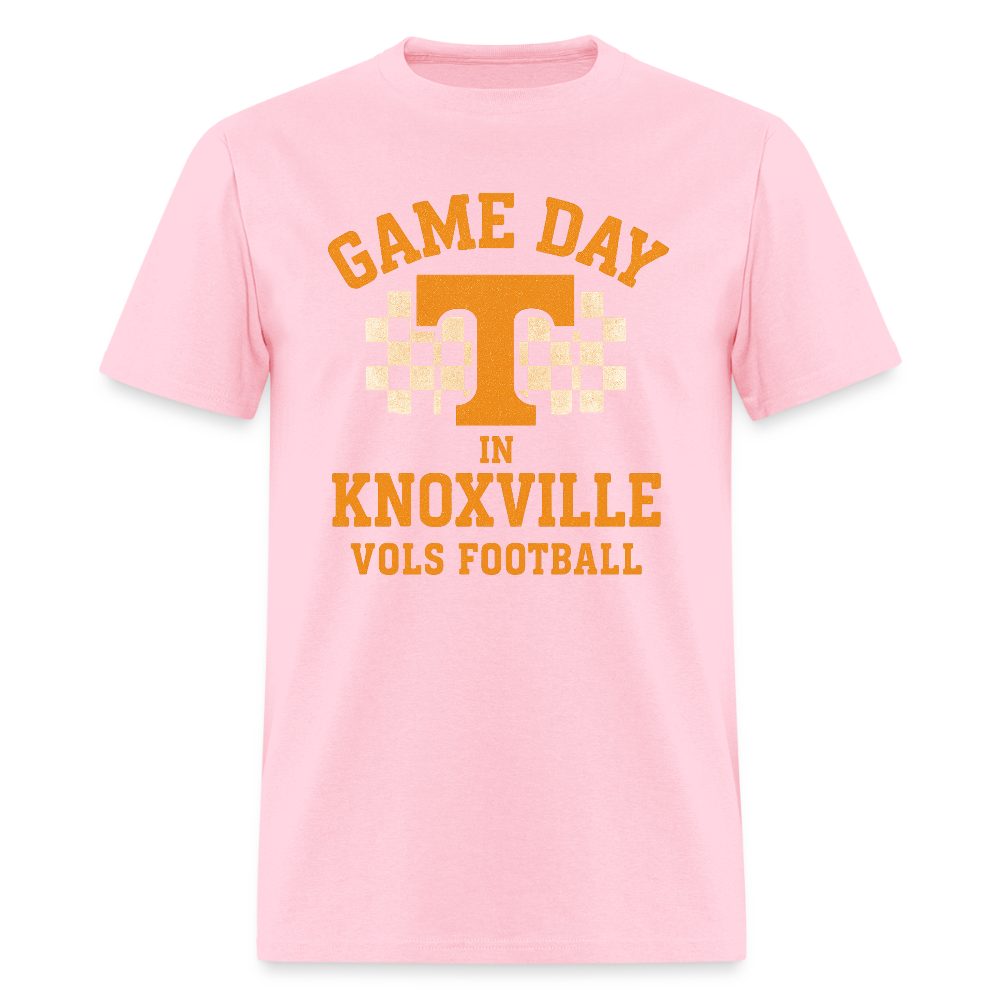 🏈🍊 “Game Day in Knoxville” Unisex T-Shirt 🤠🔥 Go Vols! Big Orange Energy! 🧡💪 - pink