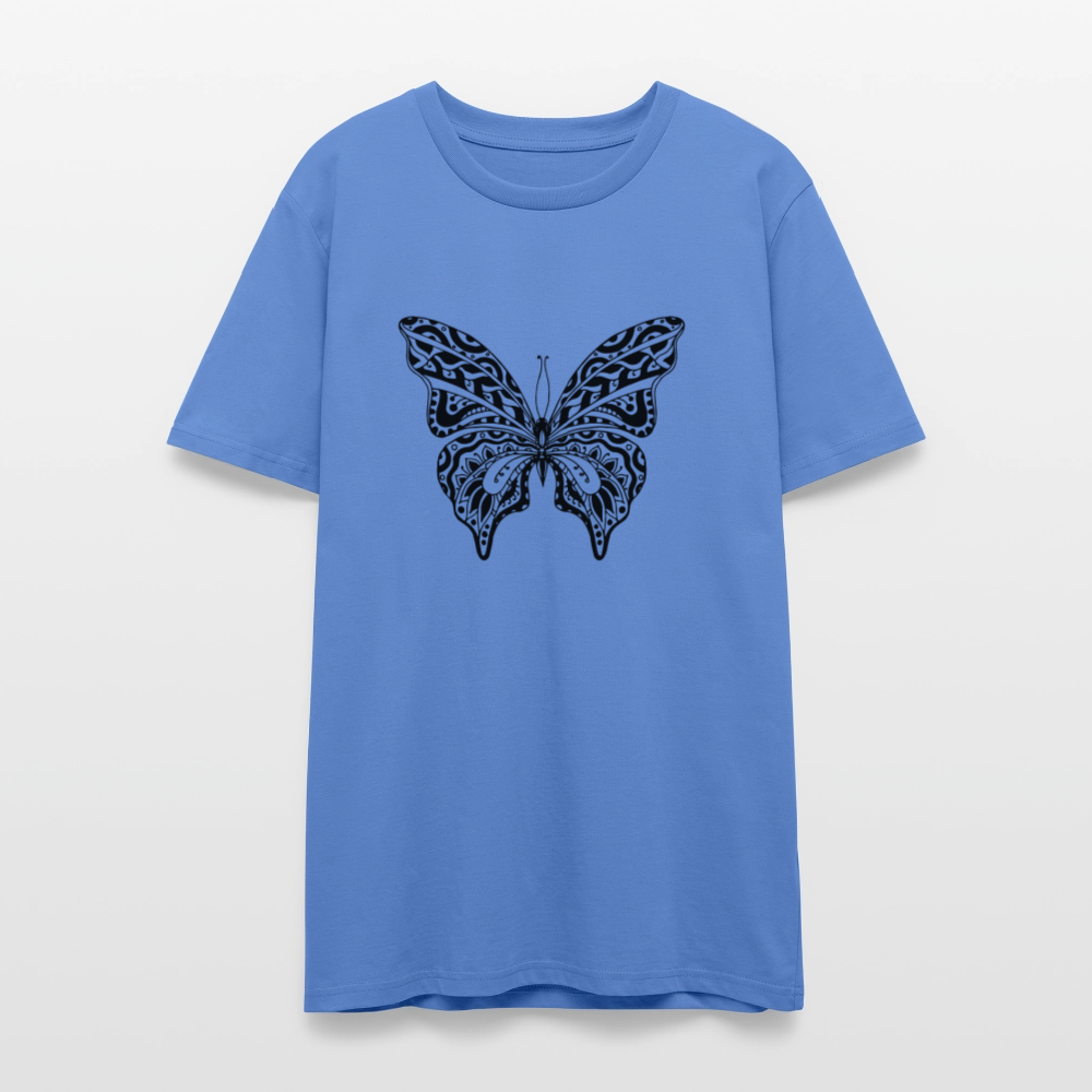🦋✨ Spread Your Wings Unisex Organic T-Shirt – Butterfly Graphic Tee 🌿💖 - bright blue
