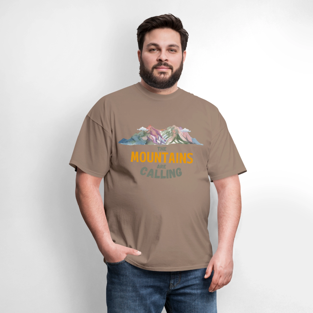 🏔️🌲 “The Mountains Are Calling” Unisex T-Shirt ⛰️✨ Adventure Awaits! 🌄💚 - safari