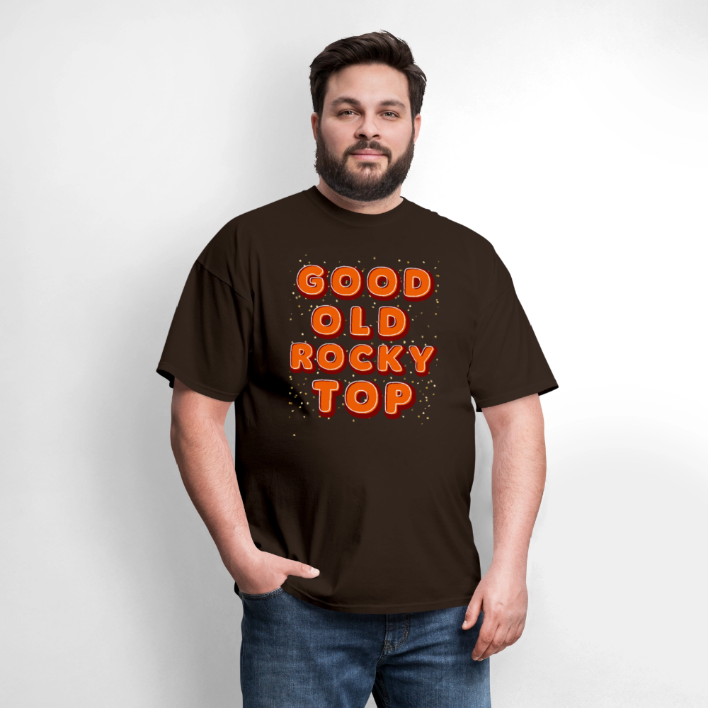 🍊🎶 “Good Ole Rocky Top” Unisex T-Shirt 🏈🧡 Sing It Loud, Vols Fans! 🤠🔥 - brown