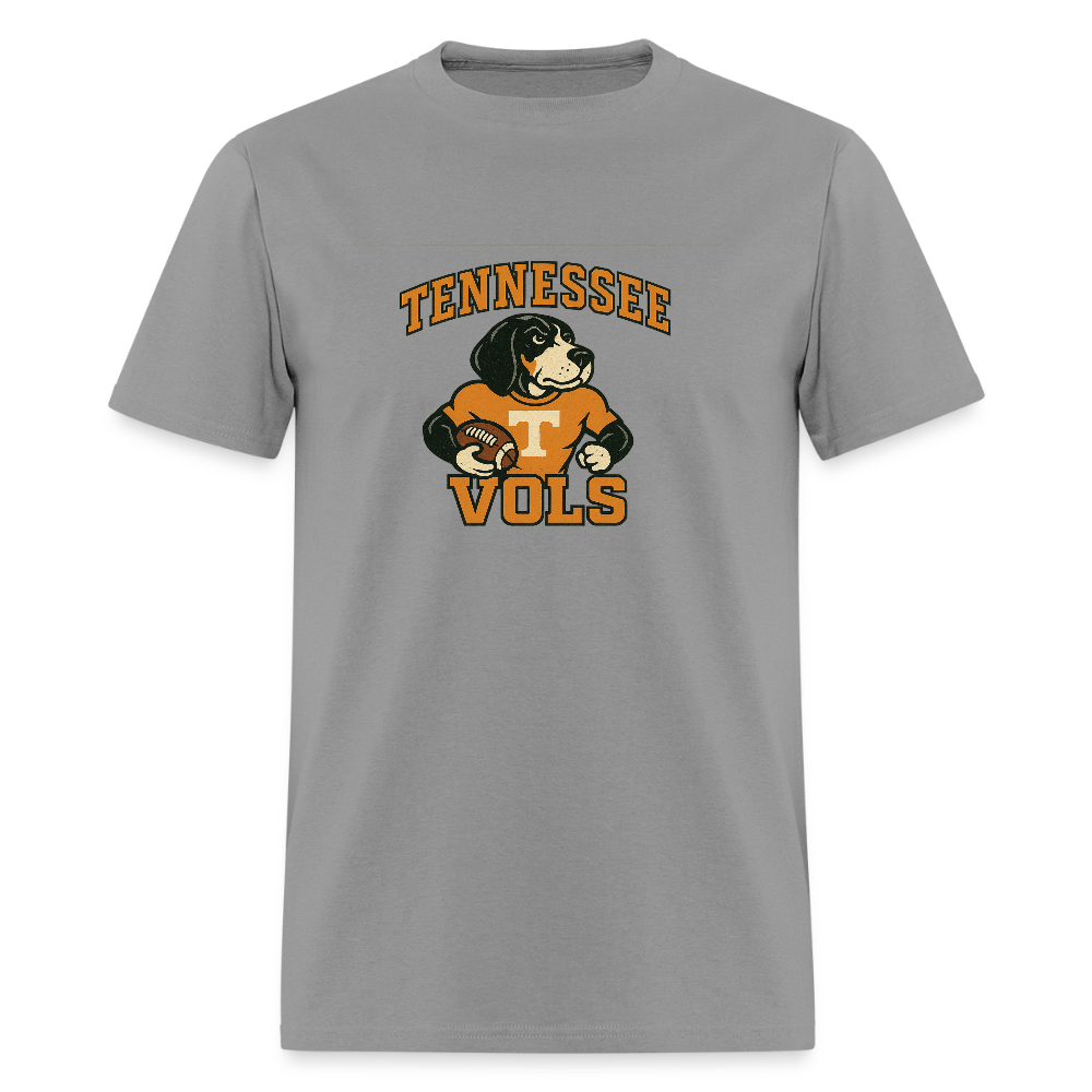 🧡🐾 “Tennessee Vols Football” Unisex T-Shirt Featuring Smokey the Dog 🏈🔥 Big Orange Game Day Vibes! 🍊 - gravel 