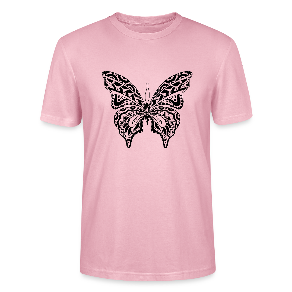 🦋✨ Spread Your Wings Unisex Organic T-Shirt – Butterfly Graphic Tee 🌿💖 - pale pink