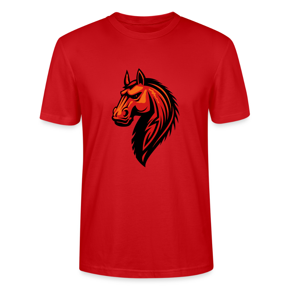 🐴💫 Wild Spirit Unisex Organic T-Shirt – Ride Free, Live Bold! 🌾🌞 - red