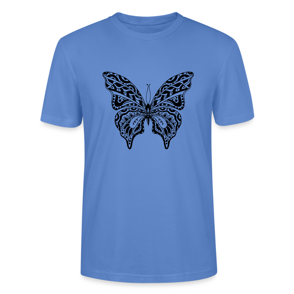 🦋✨ Spread Your Wings Unisex Organic T-Shirt – Butterfly Graphic Tee 🌿💖 - bright blue