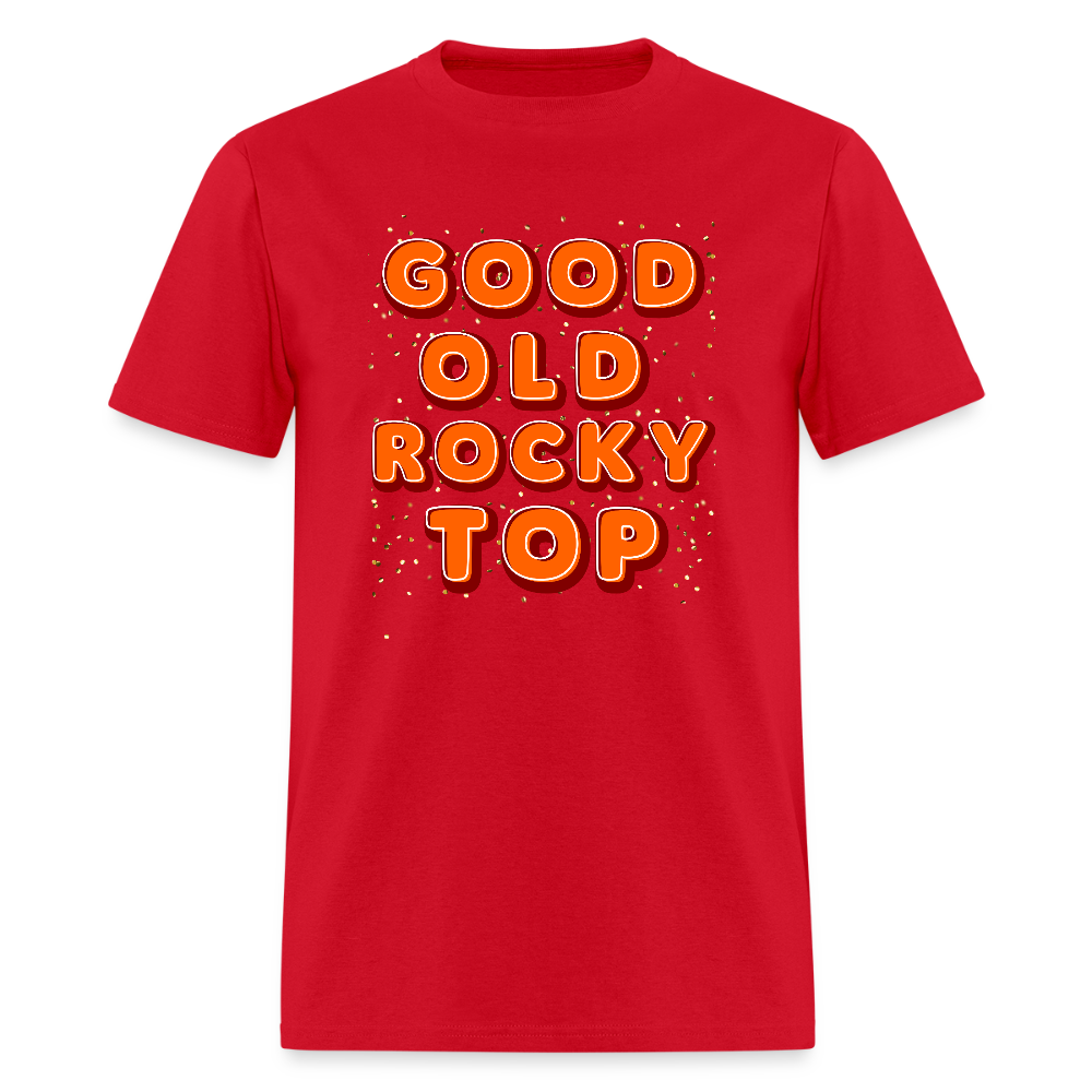 🍊🎶 “Good Ole Rocky Top” Unisex T-Shirt 🏈🧡 Sing It Loud, Vols Fans! 🤠🔥 - red