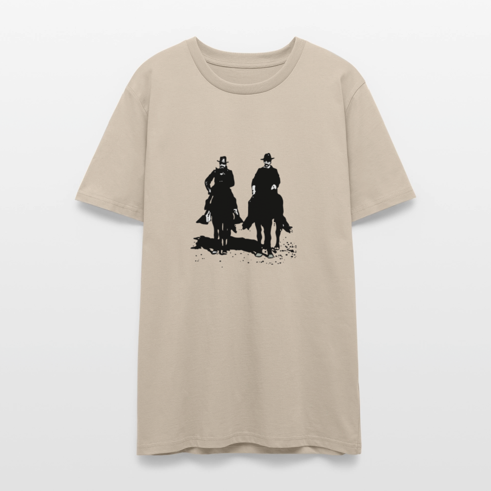 🐎✨ Ride Free Unisex Organic T-Shirt – Horses in Motion Graphic Tee 🌿🤠 - dust