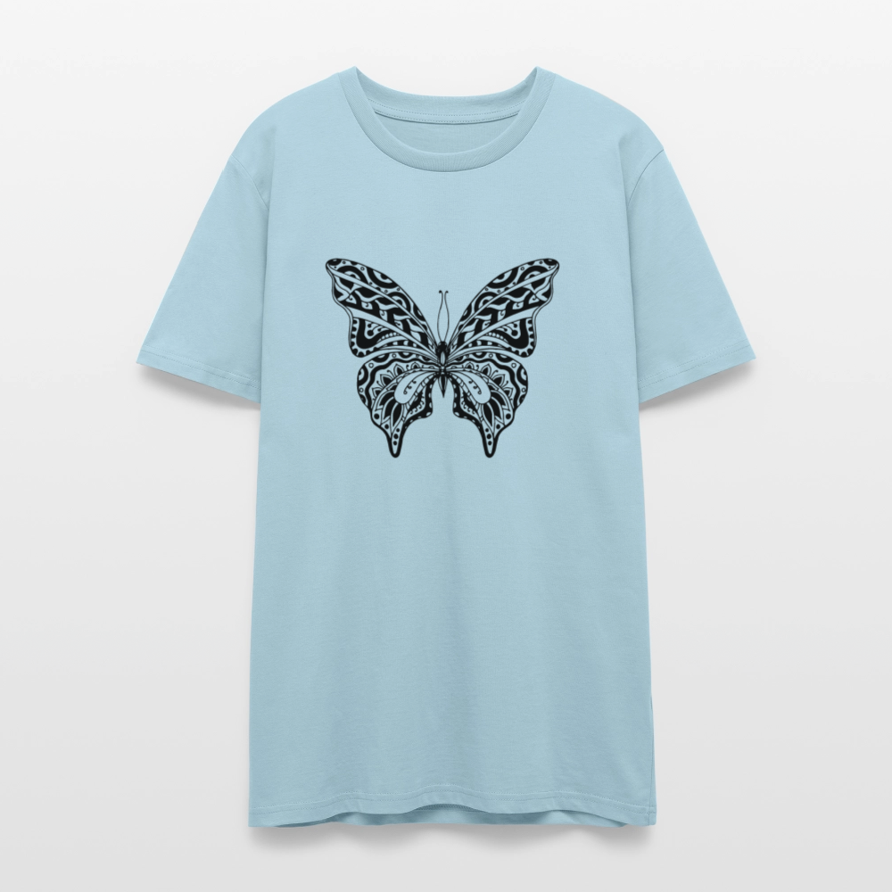 🦋✨ Spread Your Wings Unisex Organic T-Shirt – Butterfly Graphic Tee 🌿💖 - sky blue