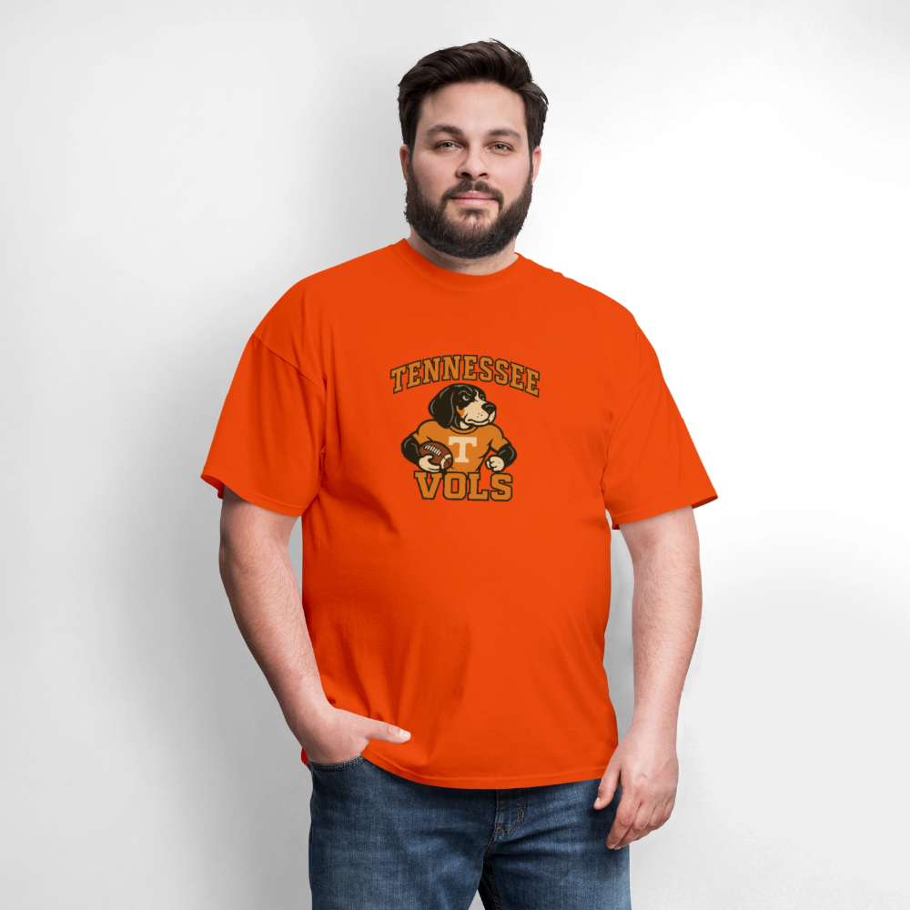 🧡🐾 “Tennessee Vols Football” Unisex T-Shirt Featuring Smokey the Dog 🏈🔥 Big Orange Game Day Vibes! 🍊 - orange