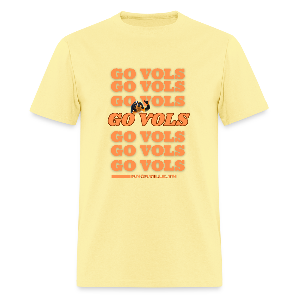 🧡🏈 Go Big Orange! Unisex “GO VOLS” T-Shirt 🤍🔥 - cornsilk