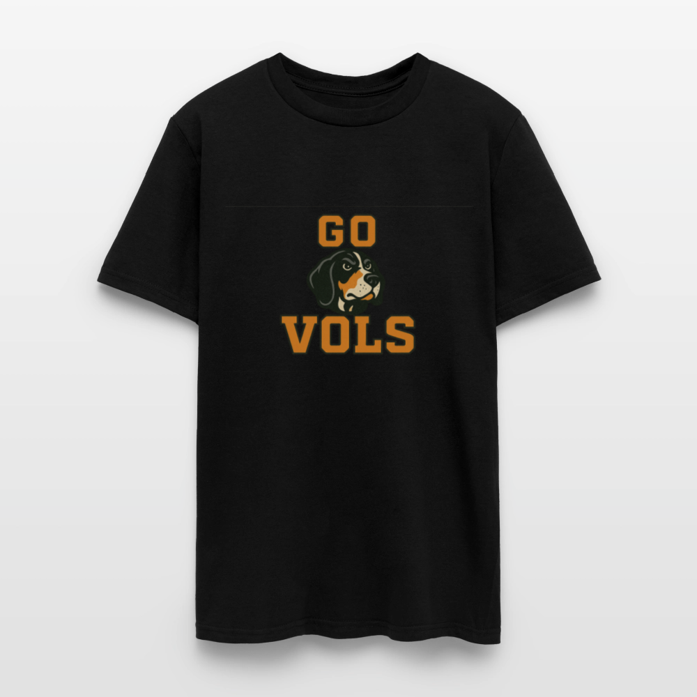 🧡🐾 “GO VOLS” Unisex T-Shirt Featuring Smokey the Dog 🐶🏈🔥 Big Orange Pride! 🍊 - black