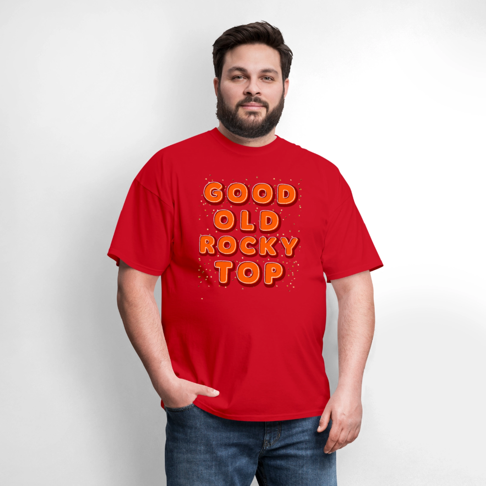 🍊🎶 “Good Ole Rocky Top” Unisex T-Shirt 🏈🧡 Sing It Loud, Vols Fans! 🤠🔥 - red