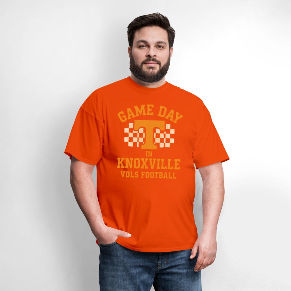 🏈🍊 “Game Day in Knoxville” Unisex T-Shirt 🤠🔥 Go Vols! Big Orange Energy! 🧡💪 - orange