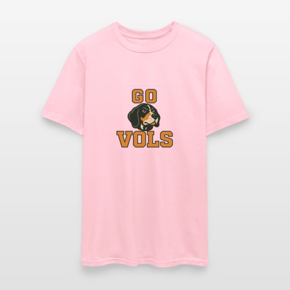 🧡🐾 “GO VOLS” Unisex T-Shirt Featuring Smokey the Dog 🐶🏈🔥 Big Orange Pride! 🍊 - pink