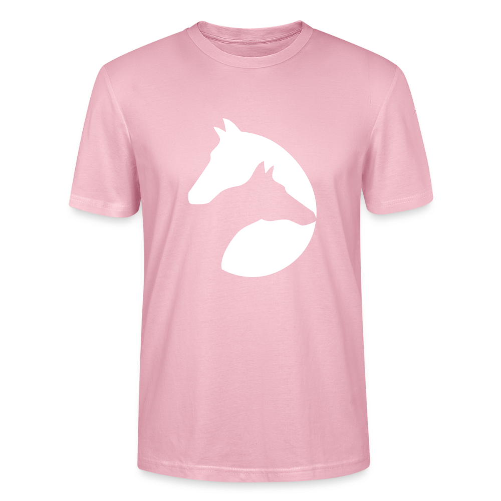 🐴✨ Majestic Spirit Unisex Organic T-Shirt – Horse Head Graphic Tee 🌿🤠 - pale pink