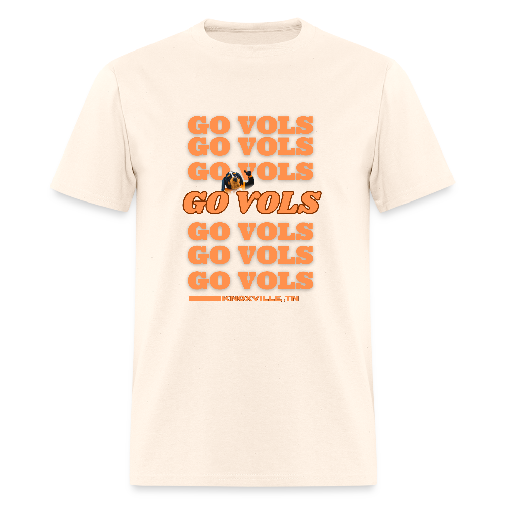 🧡🏈 Go Big Orange! Unisex “GO VOLS” T-Shirt 🤍🔥 - natural