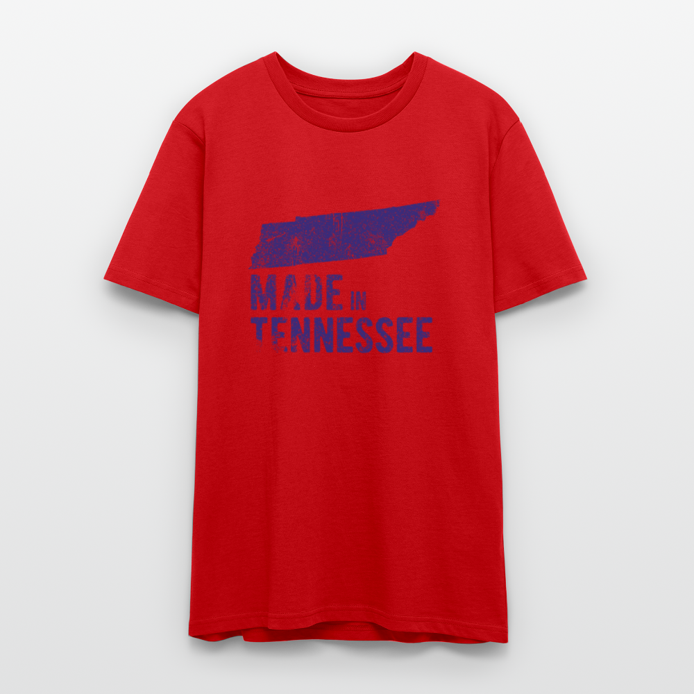 🌄🤠 Made In TN – Unisex Organic T-Shirt 🇺🇸✨ - red