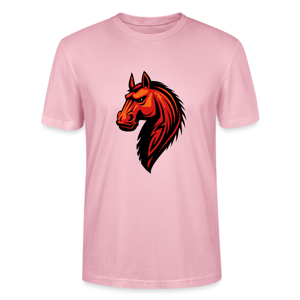 🐴💫 Wild Spirit Unisex Organic T-Shirt – Ride Free, Live Bold! 🌾🌞 - pale pink