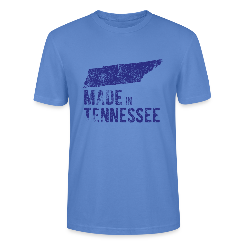 🌄🤠 Made In TN – Unisex Organic T-Shirt 🇺🇸✨ - bright blue