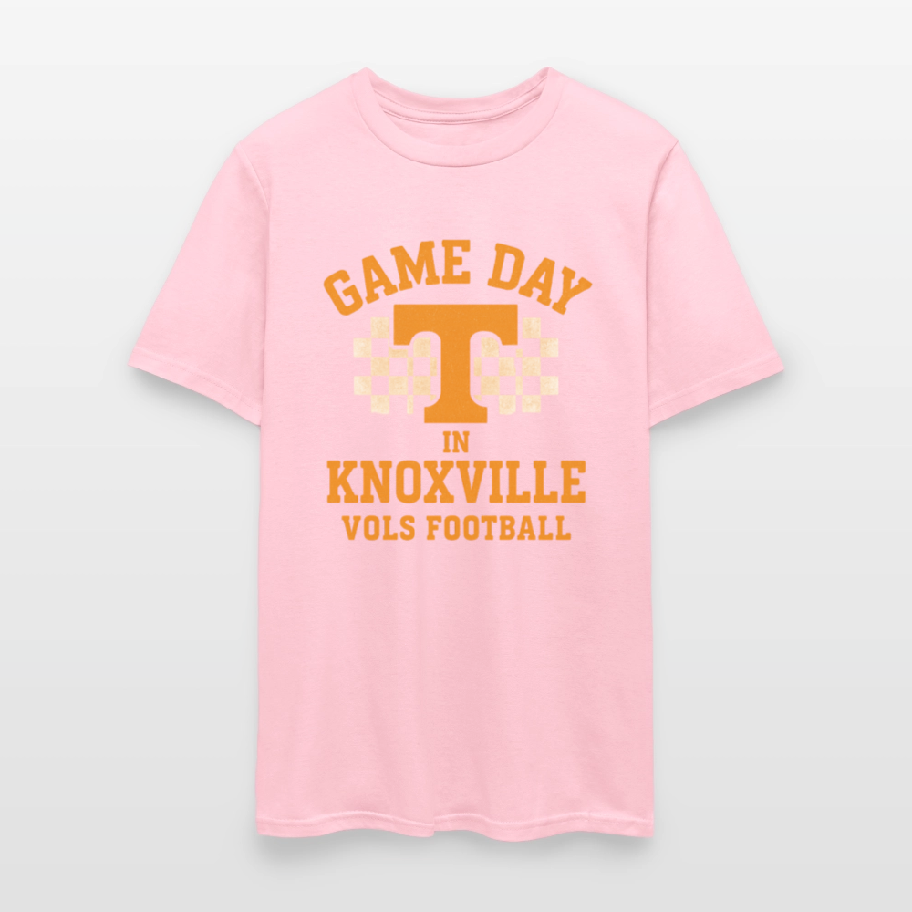 🏈🍊 “Game Day in Knoxville” Unisex T-Shirt 🤠🔥 Go Vols! Big Orange Energy! 🧡💪 - pink