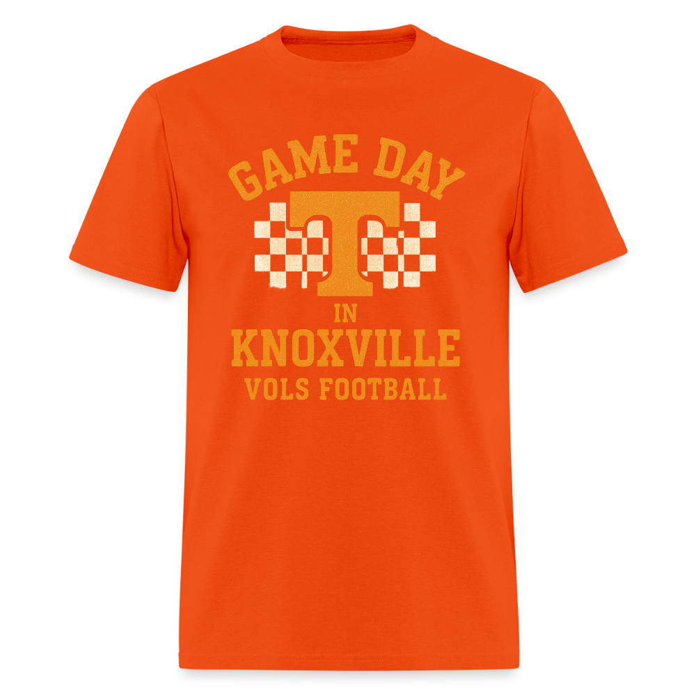 🏈🍊 “Game Day in Knoxville” Unisex T-Shirt 🤠🔥 Go Vols! Big Orange Energy! 🧡💪 - orange