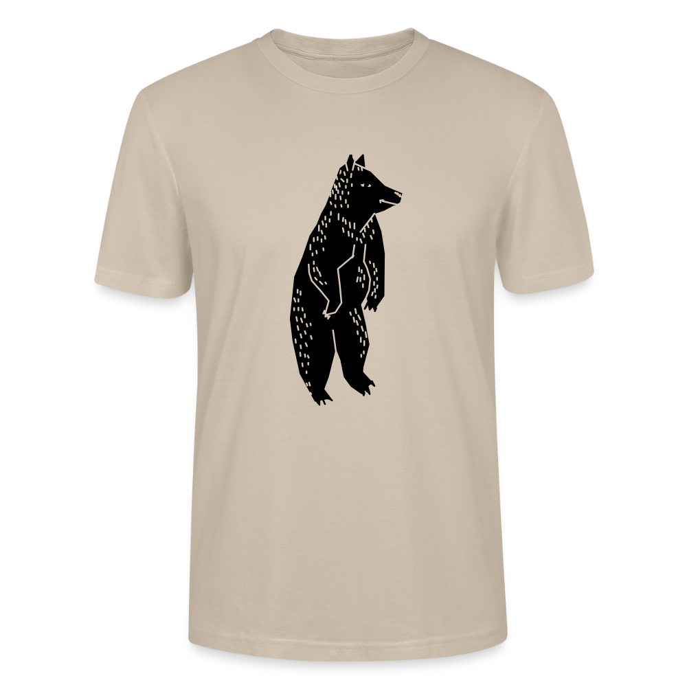🐻💪 Majestic Bear Unisex Organic T-Shirt – Stand Tall Graphic Tee 🌿✨ - dust
