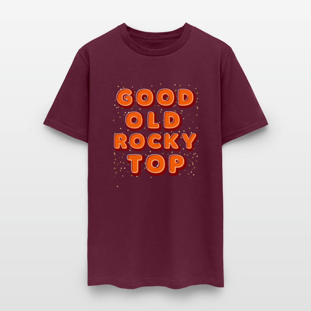 🍊🎶 “Good Ole Rocky Top” Unisex T-Shirt 🏈🧡 Sing It Loud, Vols Fans! 🤠🔥 - burgundy
