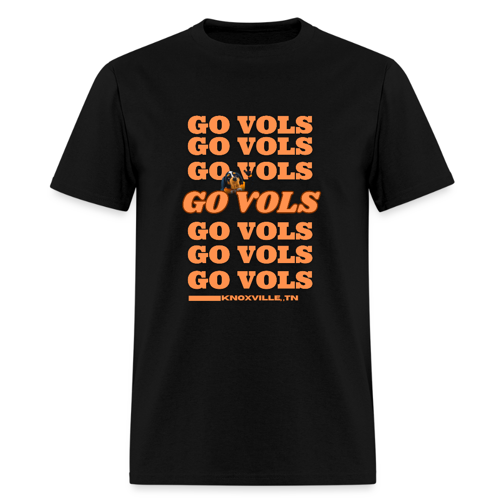 🧡🏈 Go Big Orange! Unisex “GO VOLS” T-Shirt 🤍🔥 - black