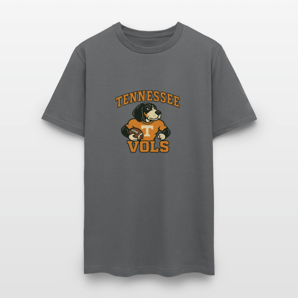 🧡🐾 “Tennessee Vols Football” Unisex T-Shirt Featuring Smokey the Dog 🏈🔥 Big Orange Game Day Vibes! 🍊 - charcoal