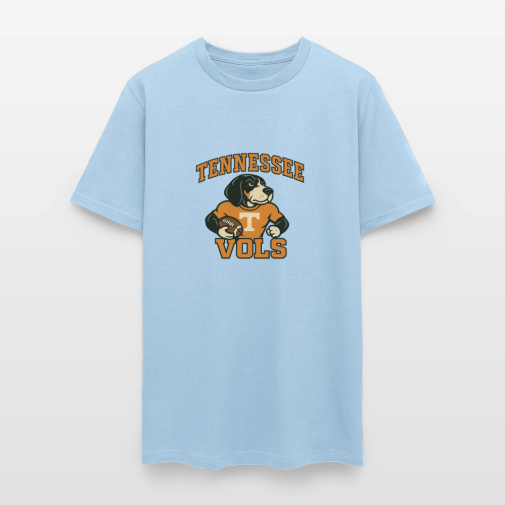 🧡🐾 “Tennessee Vols Football” Unisex T-Shirt Featuring Smokey the Dog 🏈🔥 Big Orange Game Day Vibes! 🍊 - powder blue