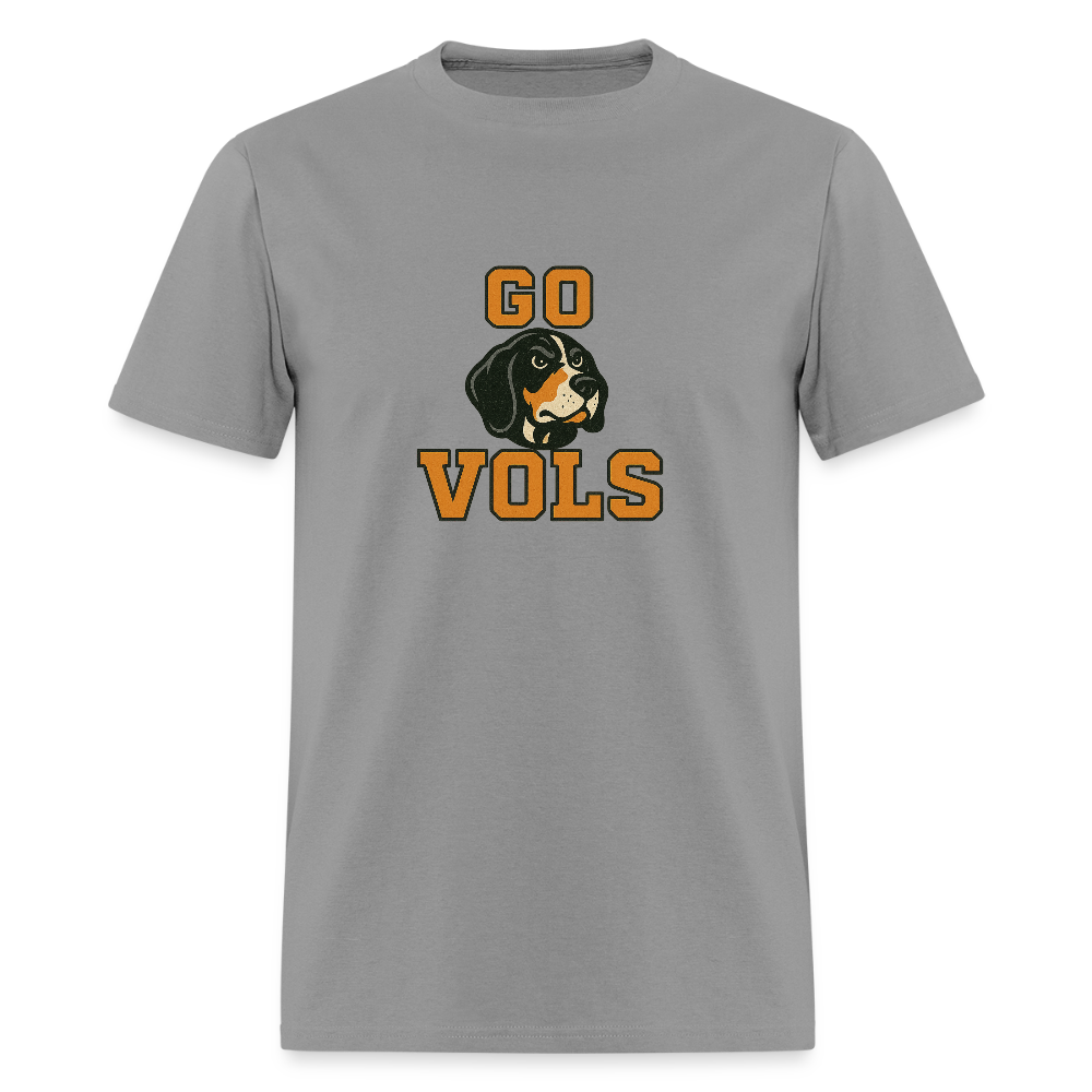 🧡🐾 “GO VOLS” Unisex T-Shirt Featuring Smokey the Dog 🐶🏈🔥 Big Orange Pride! 🍊 - gravel 