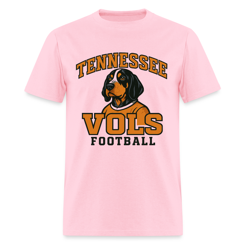 🧡🐾 “Tennessee Vols Football” Unisex T-Shirt with Smokey the Dog 🏈🔥 Big Orange Spirit! 🍊 - pink