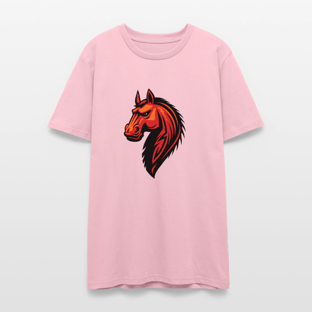 🐴💫 Wild Spirit Unisex Organic T-Shirt – Ride Free, Live Bold! 🌾🌞 - pale pink