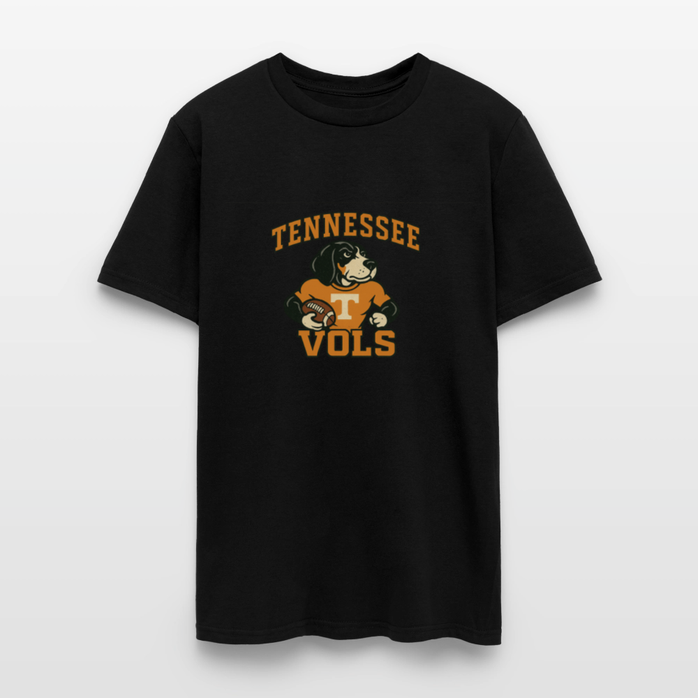 🧡🐾 “Tennessee Vols Football” Unisex T-Shirt Featuring Smokey the Dog 🏈🔥 Big Orange Game Day Vibes! 🍊 - black