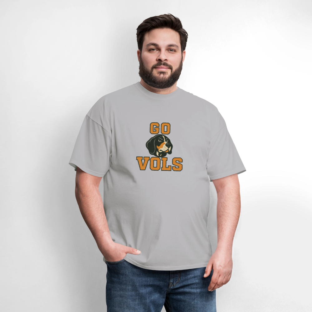 🧡🐾 “GO VOLS” Unisex T-Shirt Featuring Smokey the Dog 🐶🏈🔥 Big Orange Pride! 🍊 - gravel 