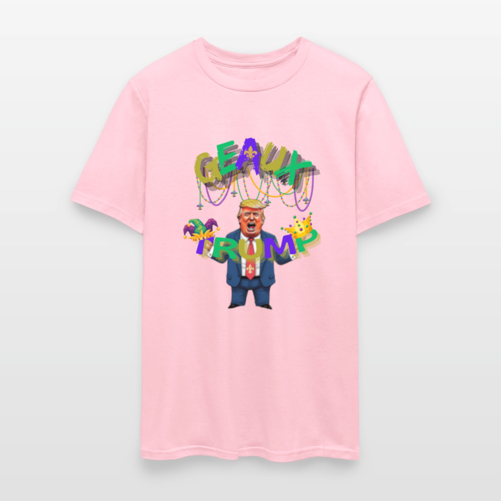 🇺🇸🔥 “Geaux Trump” Unisex T-Shirt 🧡💪 Bold • Patriotic • Statement Tee 🏛️✨ - pink