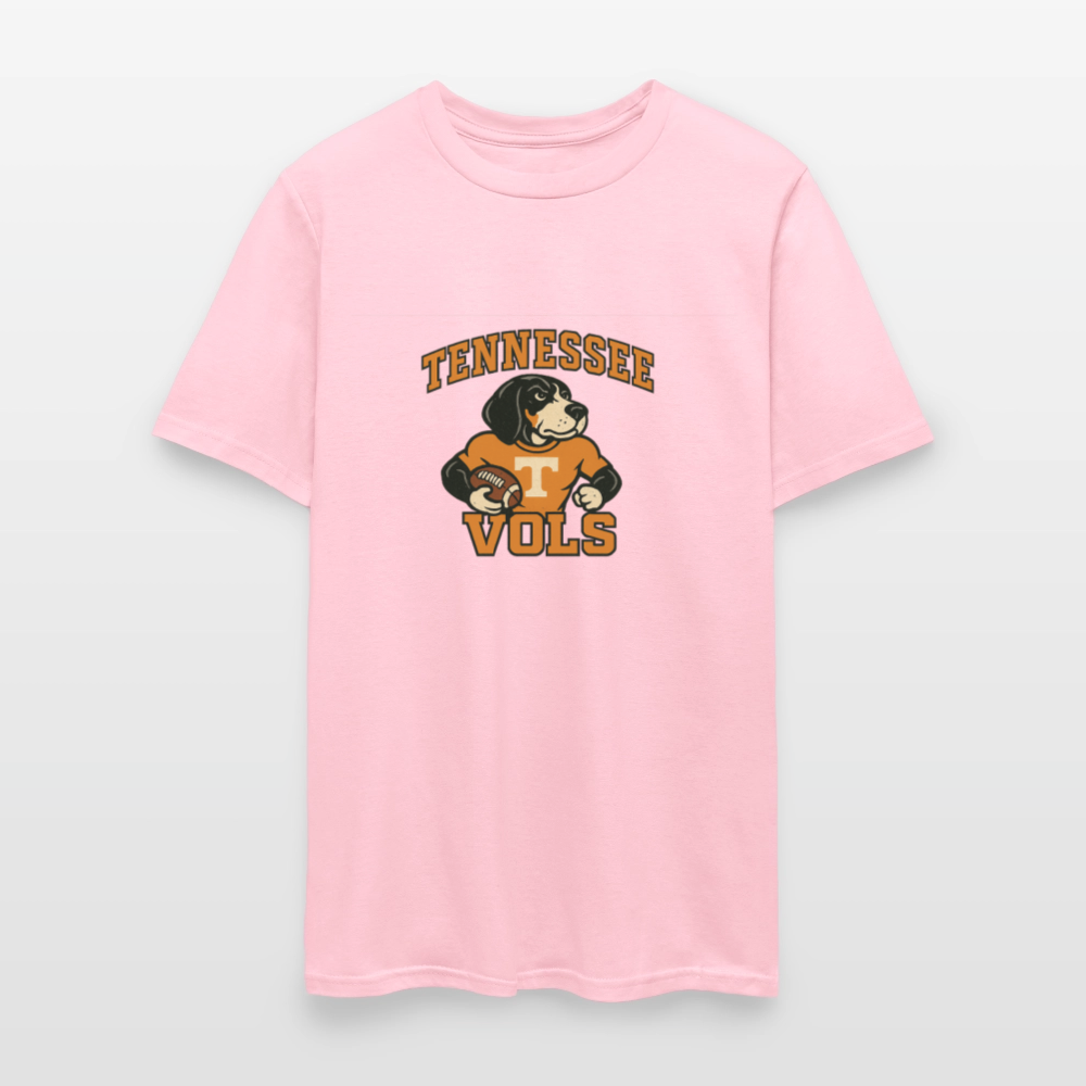 🧡🐾 “Tennessee Vols Football” Unisex T-Shirt Featuring Smokey the Dog 🏈🔥 Big Orange Game Day Vibes! 🍊 - pink