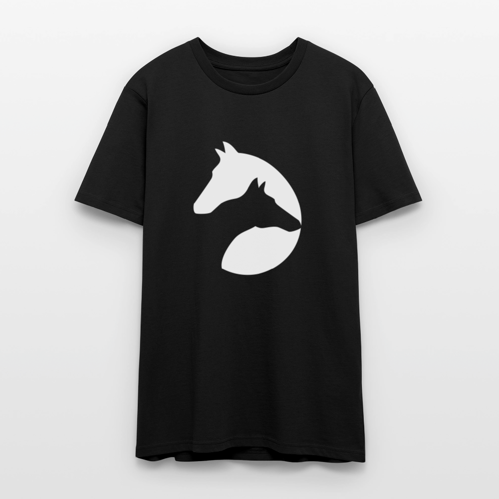 🐴✨ Majestic Spirit Unisex Organic T-Shirt – Horse Head Graphic Tee 🌿🤠 - black