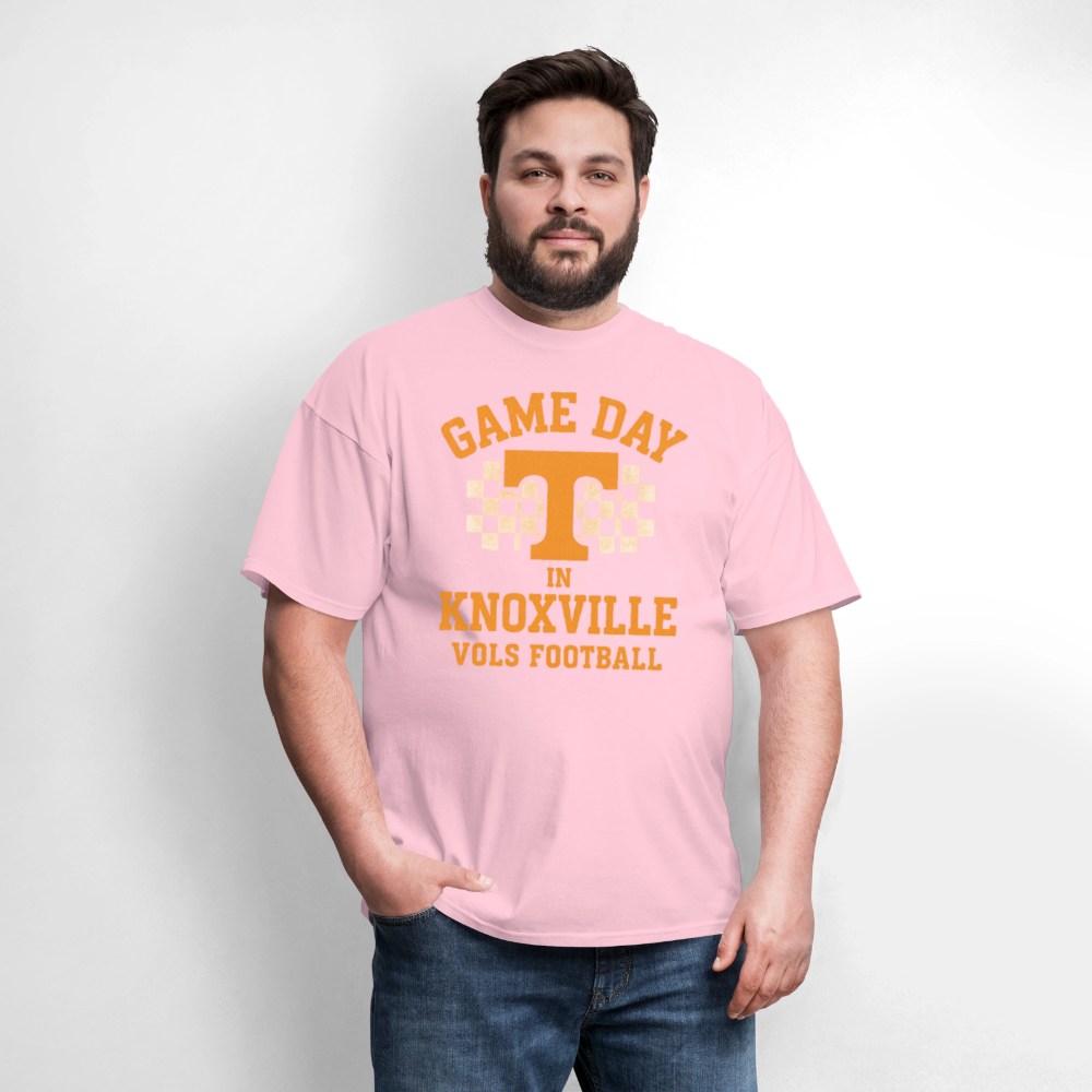 🏈🍊 “Game Day in Knoxville” Unisex T-Shirt 🤠🔥 Go Vols! Big Orange Energy! 🧡💪 - pink