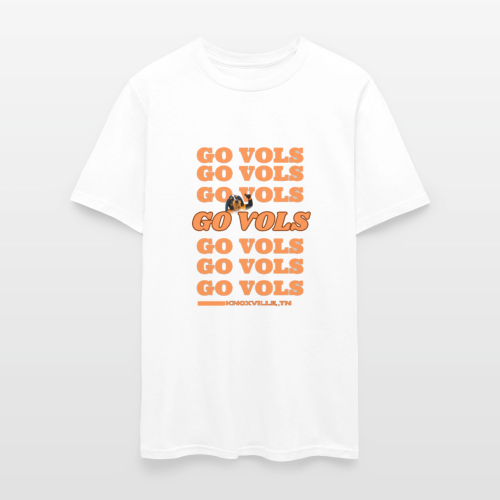 🧡🏈 Go Big Orange! Unisex “GO VOLS” T-Shirt 🤍🔥 - white