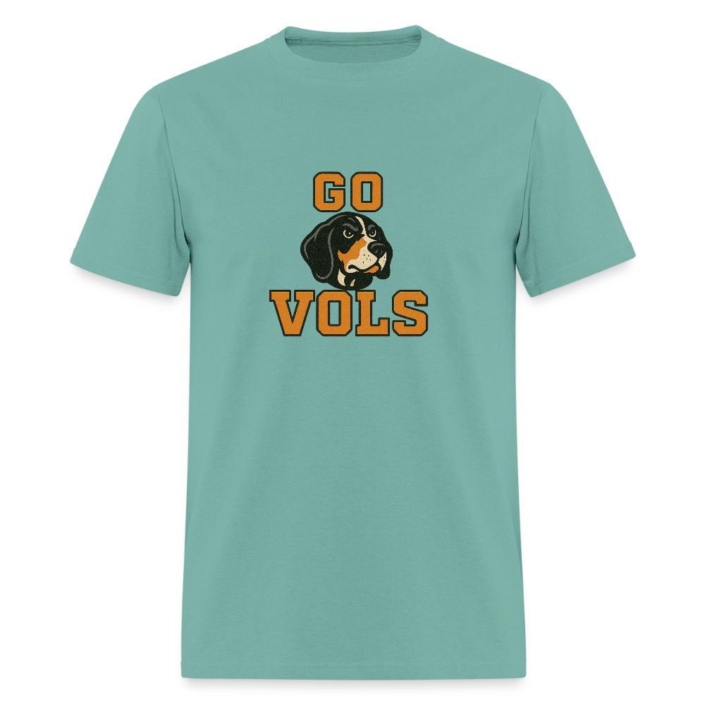 🧡🐾 “GO VOLS” Unisex T-Shirt Featuring Smokey the Dog 🐶🏈🔥 Big Orange Pride! 🍊 - aquatic