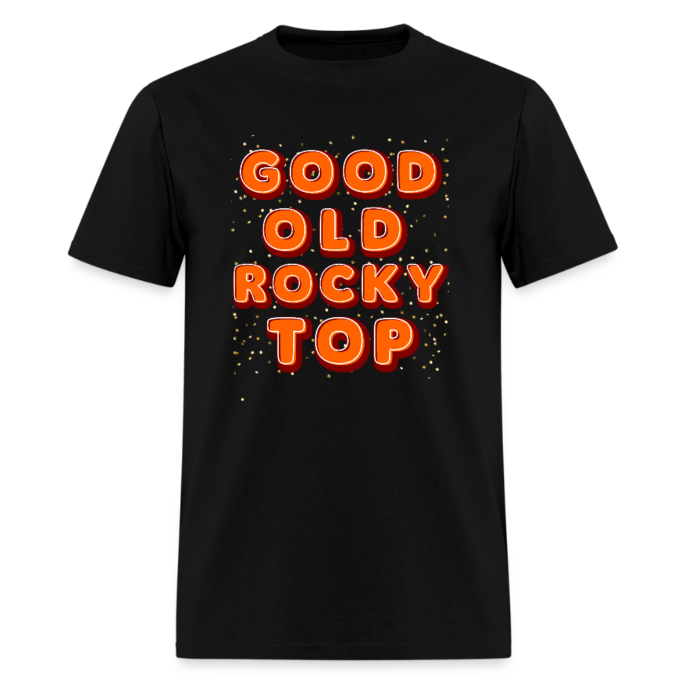 🍊🎶 “Good Ole Rocky Top” Unisex T-Shirt 🏈🧡 Sing It Loud, Vols Fans! 🤠🔥 - black