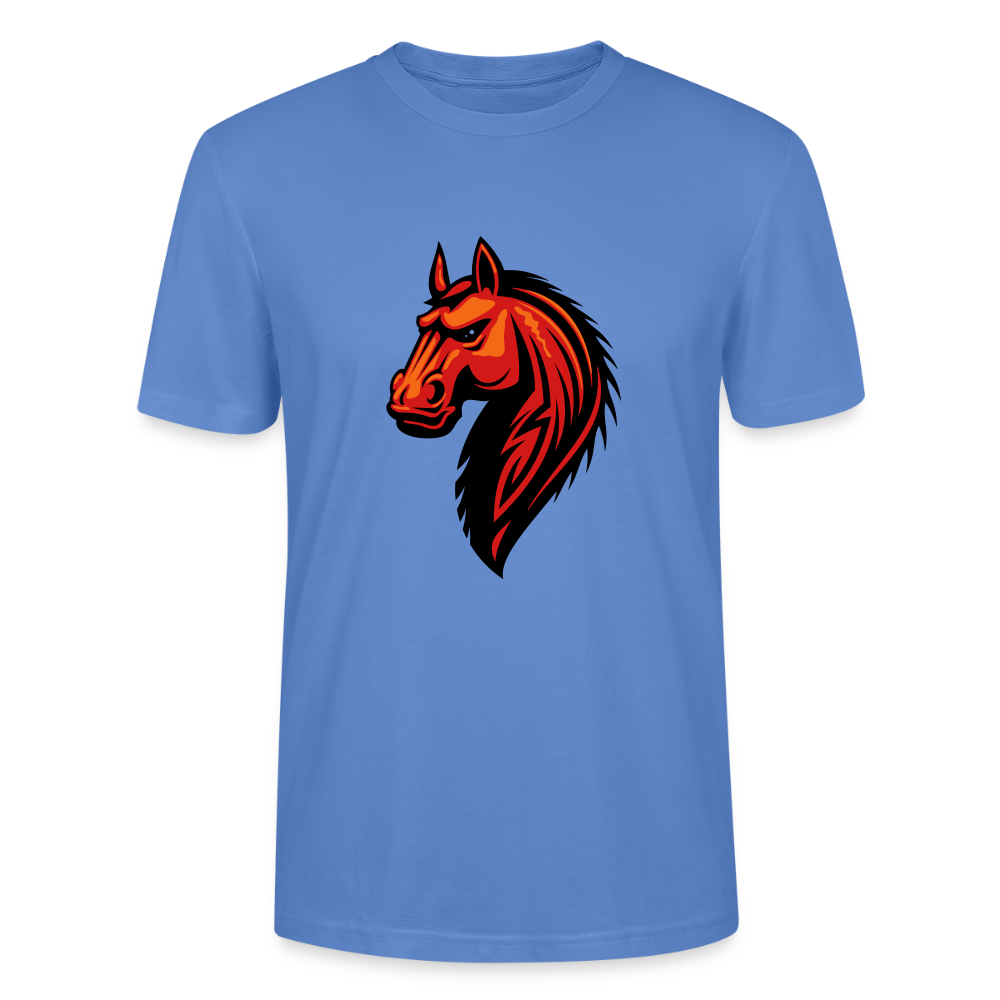 🐴💫 Wild Spirit Unisex Organic T-Shirt – Ride Free, Live Bold! 🌾🌞 - bright blue