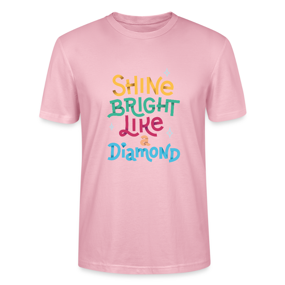 💎✨ Shine Bright Like A Diamond Unisex Organic T-Shirt – Sparkle with Confidence! 🌟👕 - pale pink