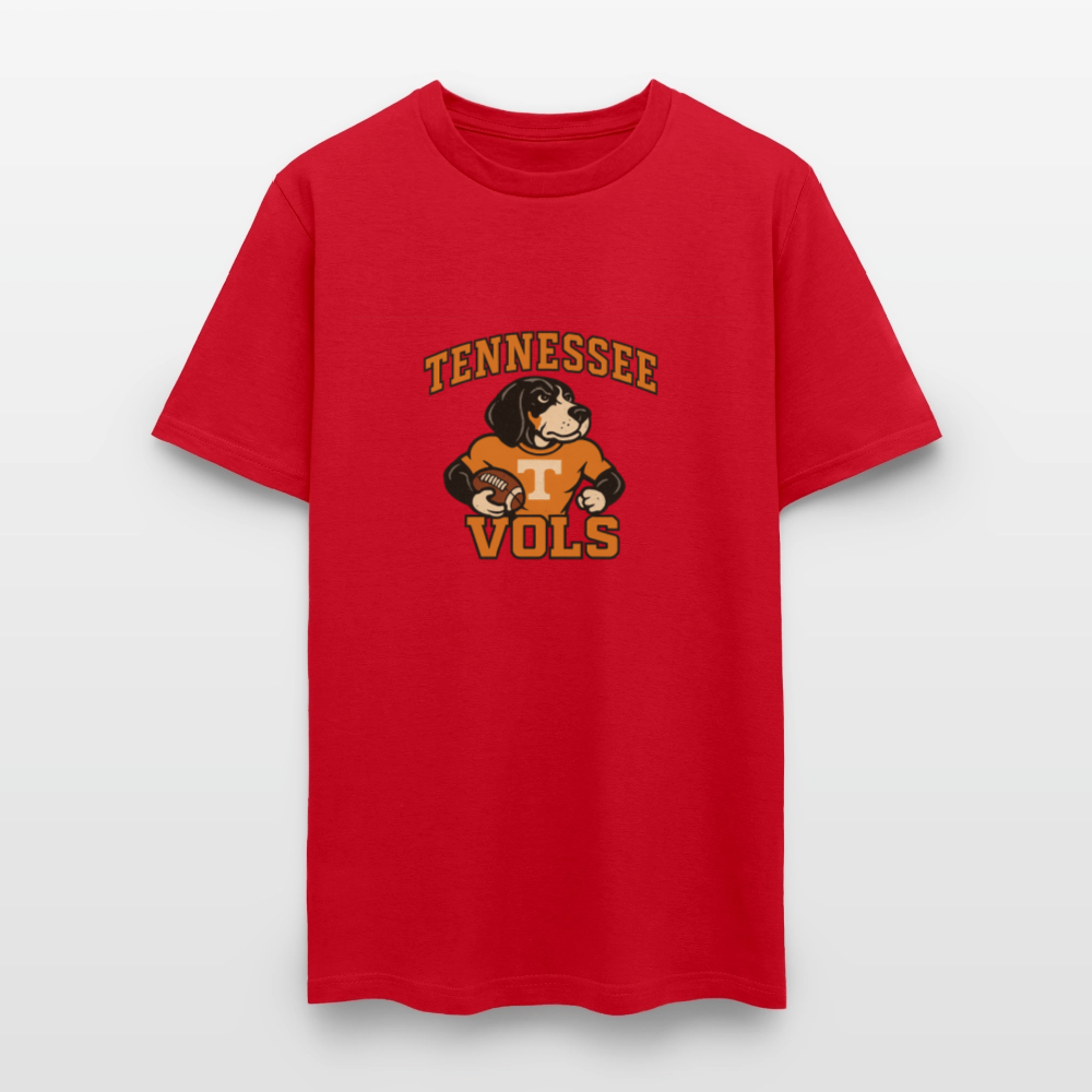 🧡🐾 “Tennessee Vols Football” Unisex T-Shirt Featuring Smokey the Dog 🏈🔥 Big Orange Game Day Vibes! 🍊 - red
