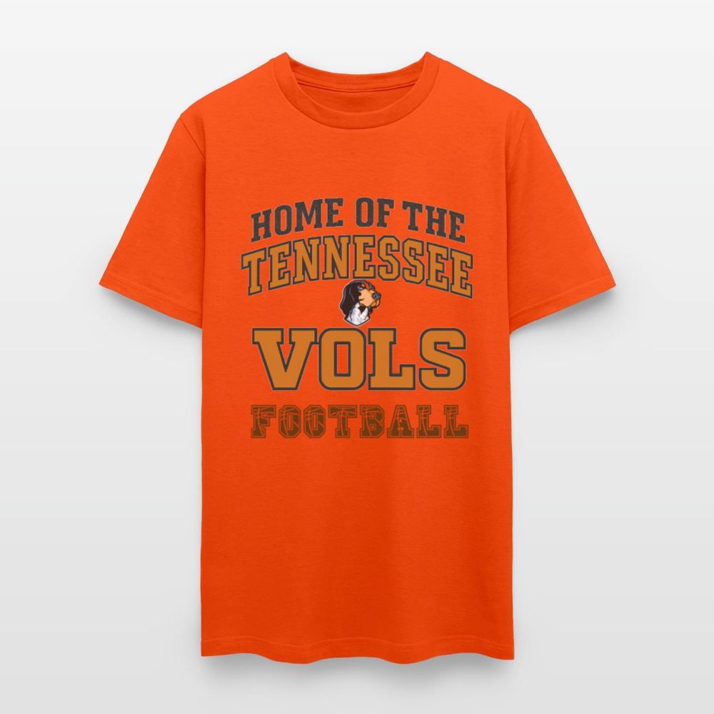 🧡🏈 “Home of the Tennessee Vols Football” Unisex T-Shirt 🍊🔥 Big Orange Spirit! 🤠💪 - orange