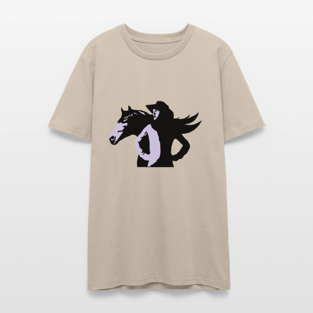 🤠🐴 Cowgirl & Her Horse Unisex Organic T-Shirt – Western Adventure Tee 🌿✨ - dust