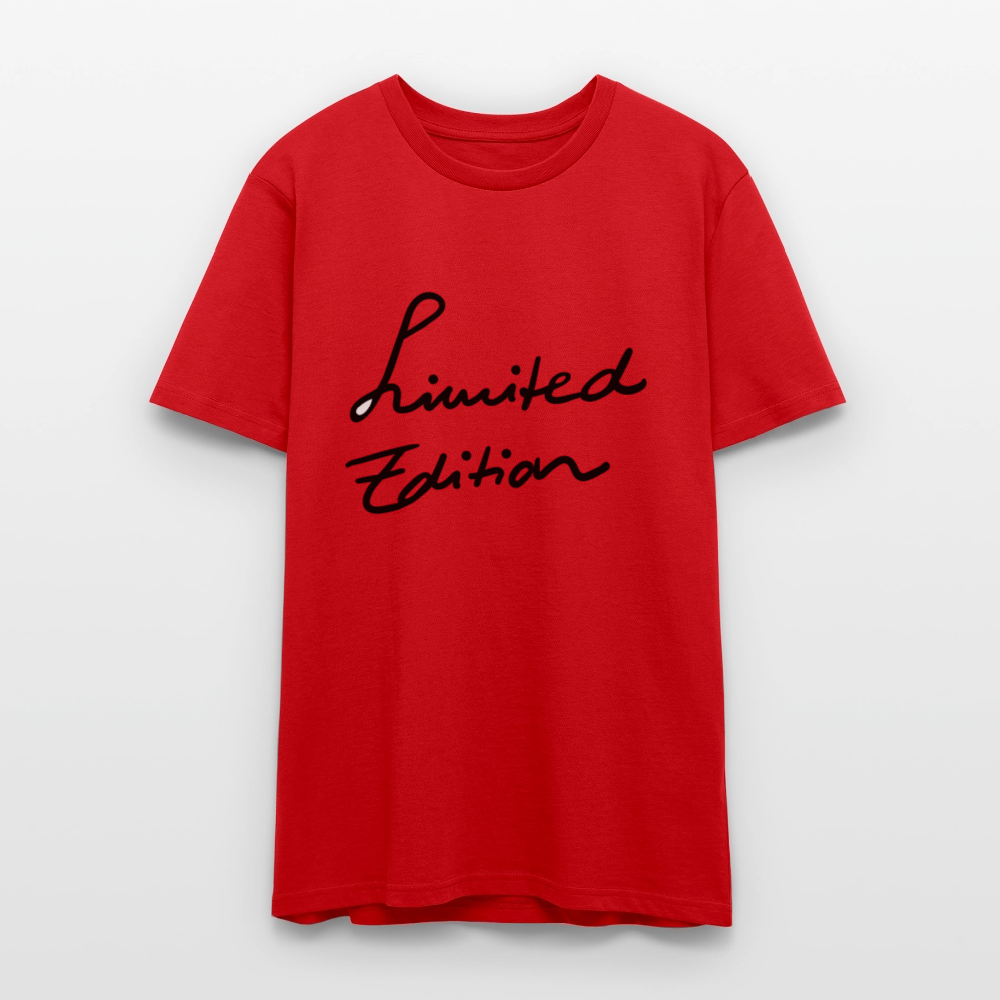 🌟🔥 Limited Edition Unisex Organic T-Shirt – One of a Kind Style! 💎👕 - red